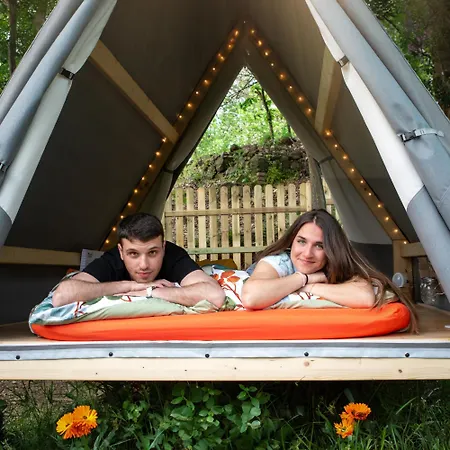 Luxury tent Tenda Tipi Glamping Mare By Smart-home Genoa
